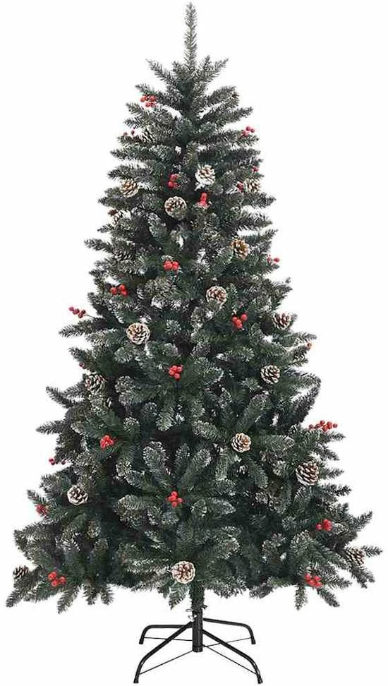 Dirbtinė Kalėdų eglutė Žalia 150 cm PVC, plastikas ir plienas