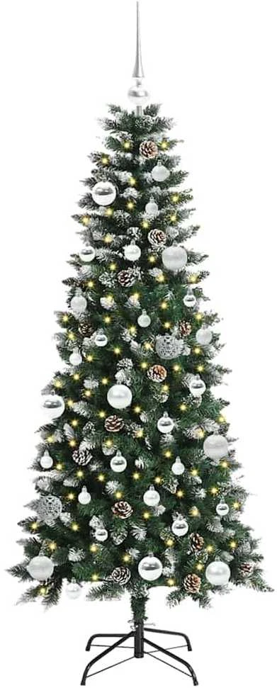 Dirbtinė Kalėdų eglutė Žalia 150 cm PVC, plastikas ir plienas
