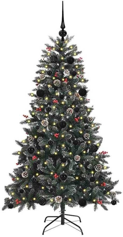 Dirbtinė Kalėdų eglutė Žalia 150 cm PVC, plastikas ir plienas