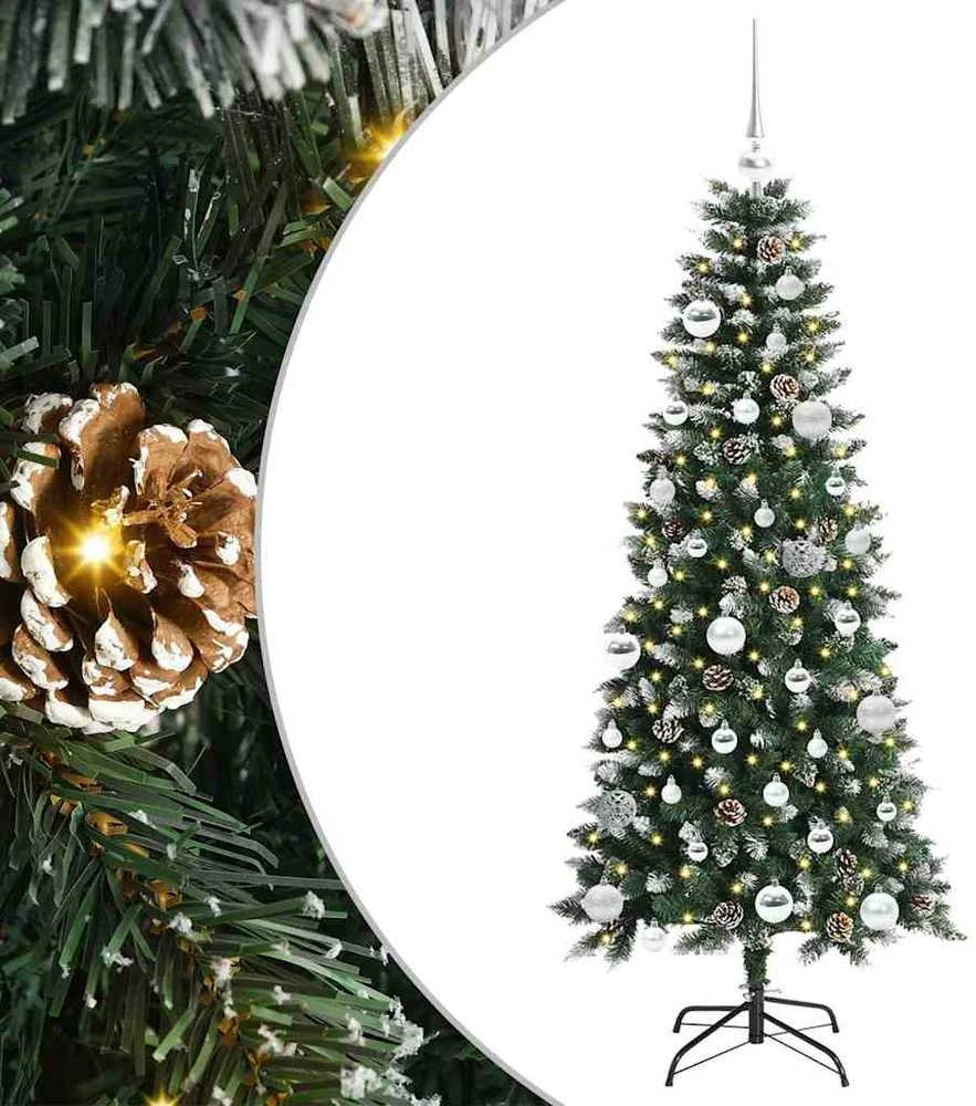 Dirbtinė Kalėdų eglutė Žalia 150 cm PVC, plastikas ir plienas