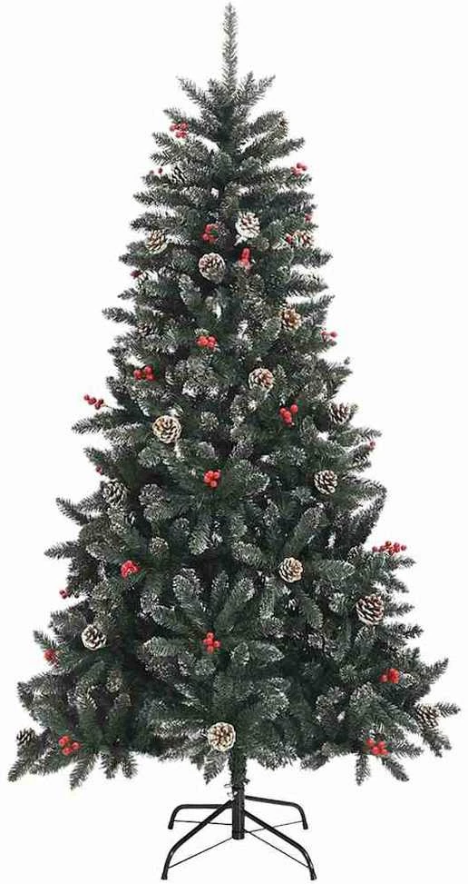 Dirbtinė Kalėdų eglutė Žalia 180 cm PVC, plastikas ir plienas