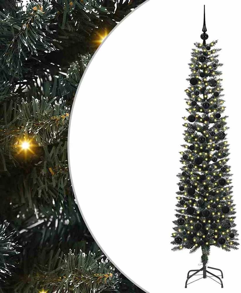 Dirbtinė Kalėdų eglutė Žalia 180 cm PVC, plastikas ir plienas