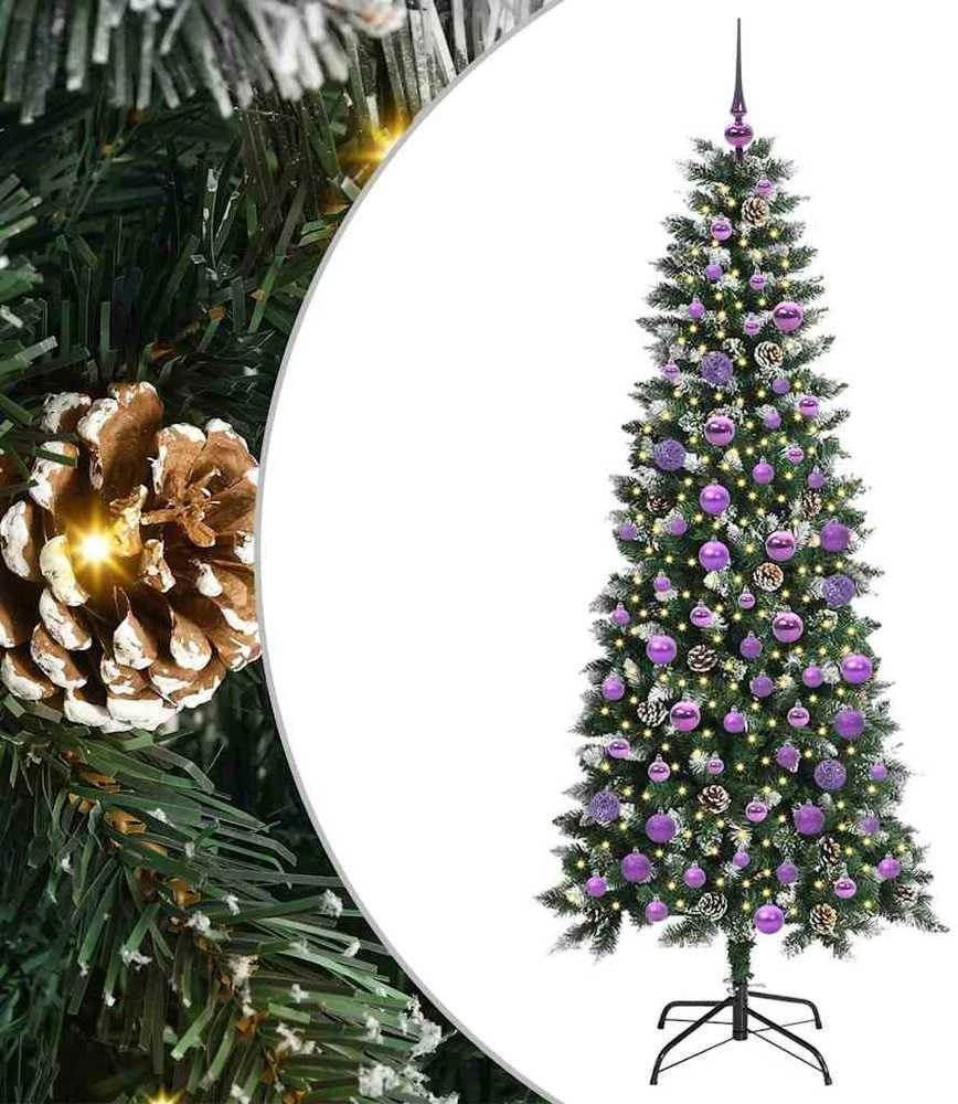 Dirbtinė Kalėdų eglutė Žalia 180 cm PVC, plastikas ir plienas