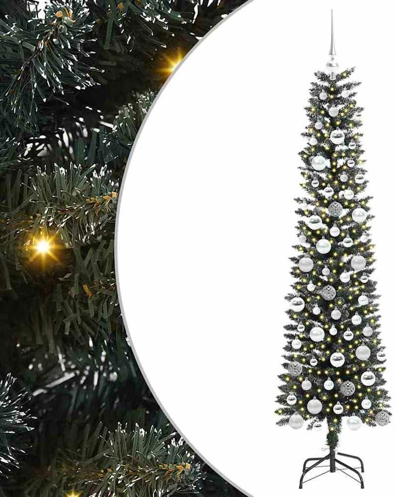Dirbtinė Kalėdų eglutė Žalia 180 cm PVC, plastikas ir plienas