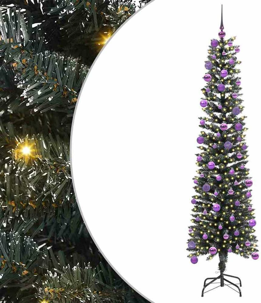 Dirbtinė Kalėdų eglutė Žalia 180 cm PVC, plastikas ir plienas