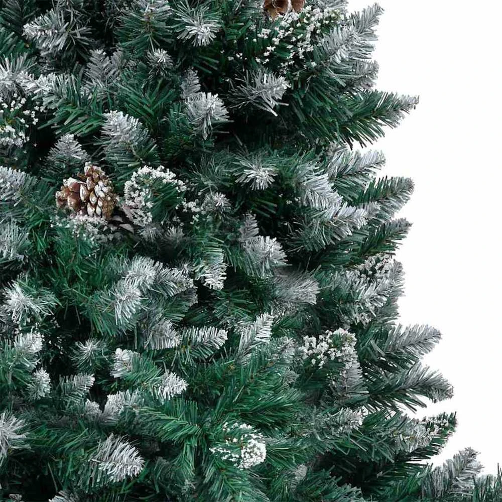 Dirbtinė Kalėdų eglutė Žalia 180 cm PVC ir Plienas ir Plastikas