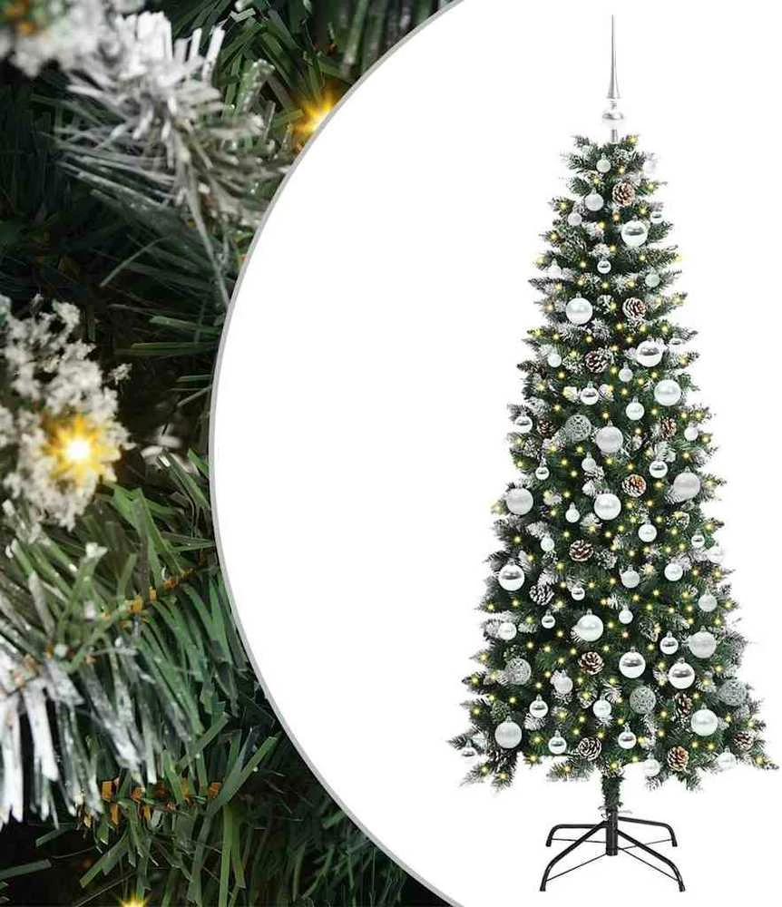 Dirbtinė Kalėdų eglutė Žalia 180 cm PVC, plastikas ir plienas