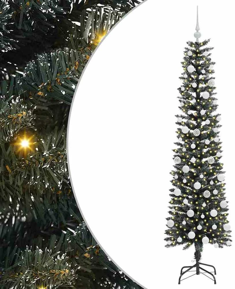 Dirbtinė Kalėdų eglutė Žalia 180 cm PVC, plastikas ir plienas
