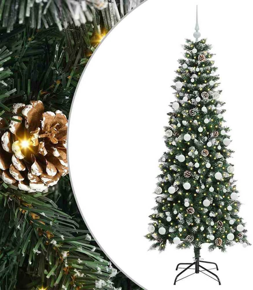 Dirbtinė Kalėdų eglutė Žalia 180 cm PVC, plastikas ir plienas