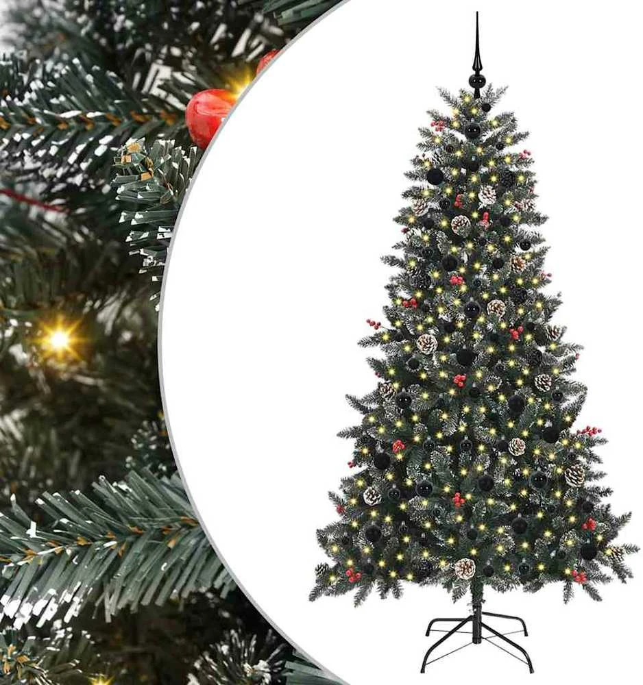 Dirbtinė Kalėdų eglutė Žalia 180 cm PVC, plastikas ir plienas