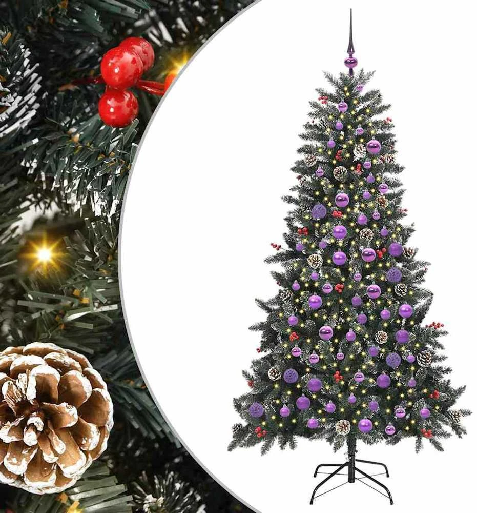 Dirbtinė Kalėdų eglutė Žalia 180 cm PVC, plastikas ir plienas