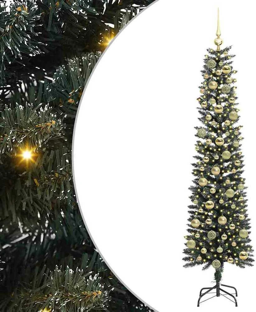 Dirbtinė Kalėdų eglutė Žalia 180 cm PVC, plastikas ir plienas