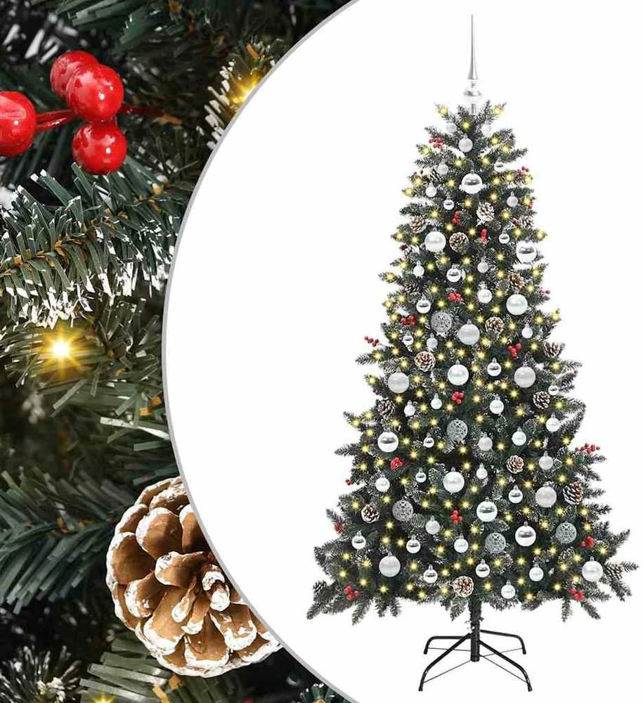 Dirbtinė Kalėdų eglutė Žalia 180 cm PVC, plastikas ir plienas