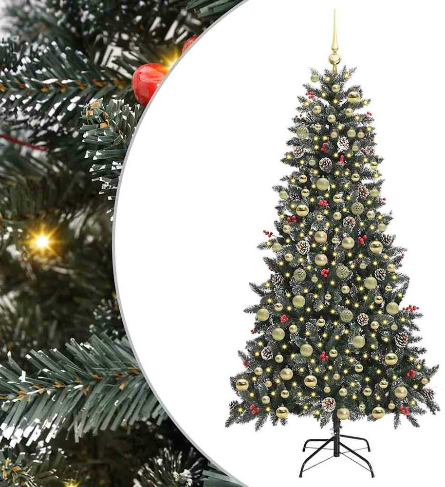 Dirbtinė Kalėdų eglutė Žalia 210 cm PVC, plastikas ir plienas