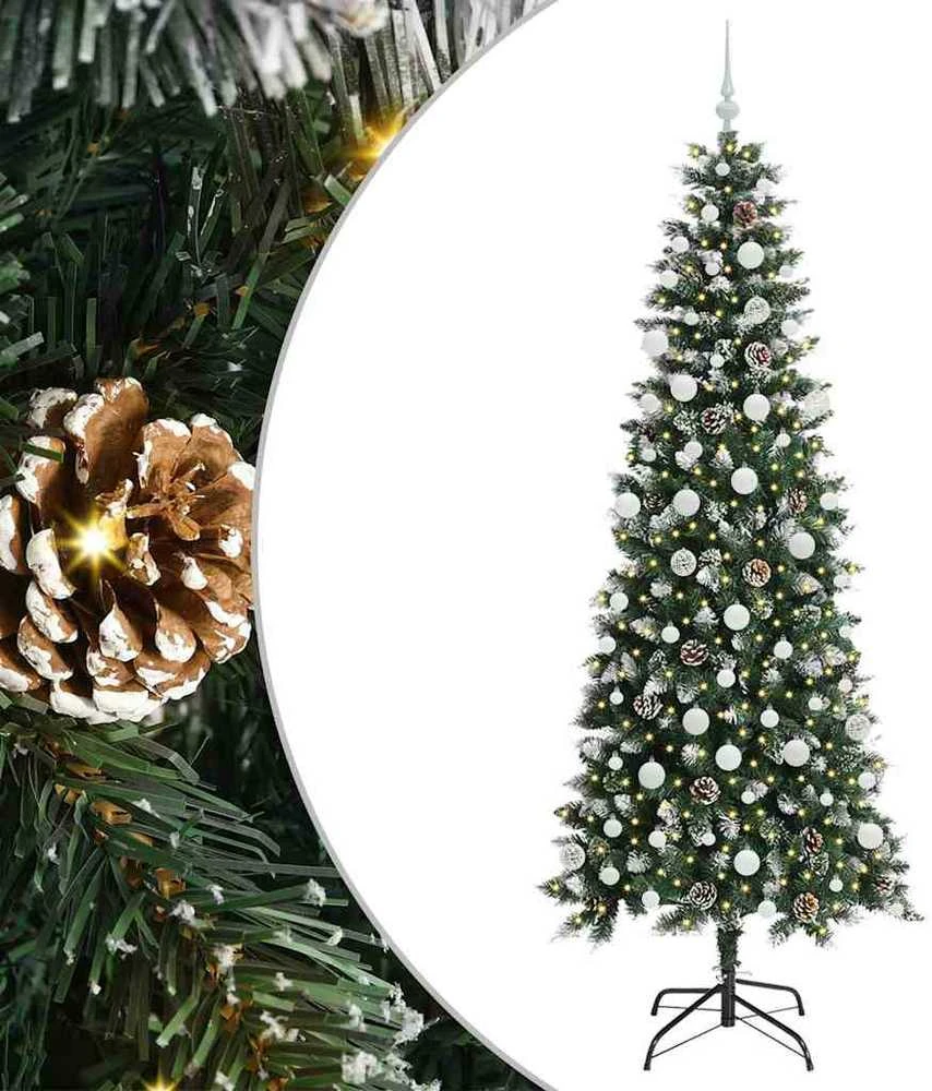 Dirbtinė Kalėdų eglutė Žalia 210 cm PVC, plastikas ir plienas