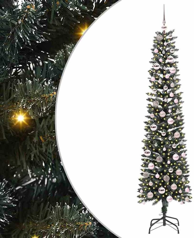 Dirbtinė Kalėdų eglutė Žalia 210 cm PVC, plastikas ir plienas