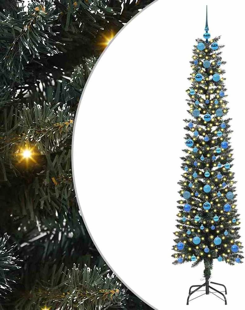 Dirbtinė Kalėdų eglutė Žalia 210 cm PVC, plastikas ir plienas