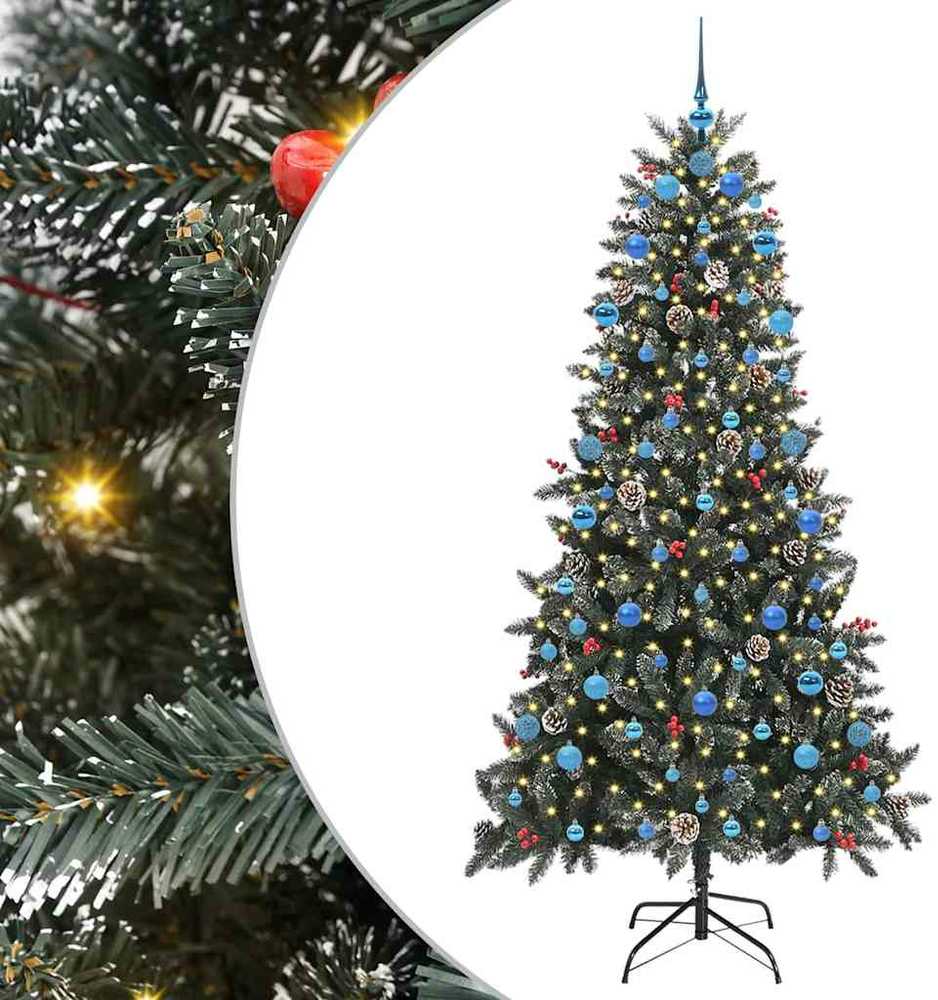 Dirbtinė Kalėdų eglutė Žalia 210 cm PVC, plastikas ir plienas