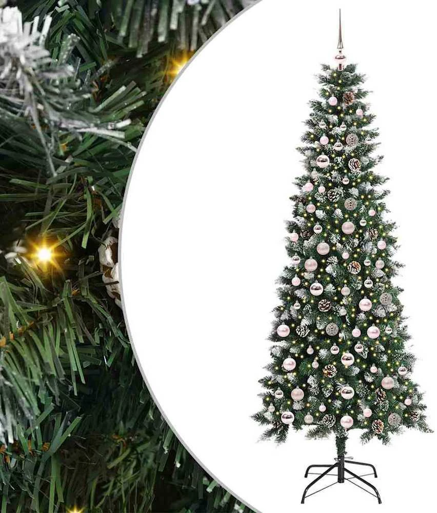 Dirbtinė Kalėdų eglutė Žalia 210 cm PVC, plastikas ir plienas