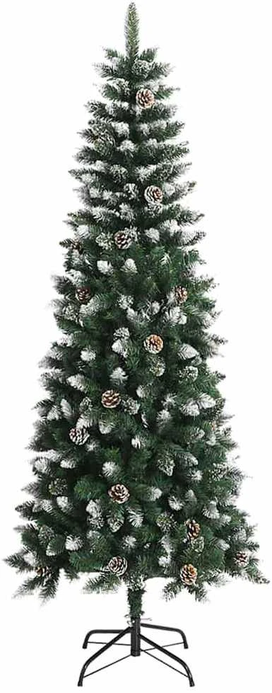 Dirbtinė Kalėdų eglutė Žalia 210 cm PVC, plastikas ir plienas