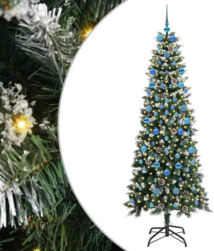 Dirbtinė Kalėdų eglutė Žalia 210 cm PVC, plastikas ir plienas