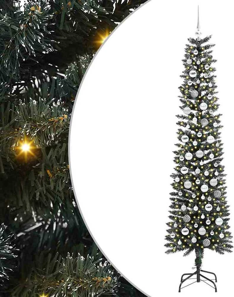 Dirbtinė Kalėdų eglutė Žalia 210 cm PVC, plastikas ir plienas