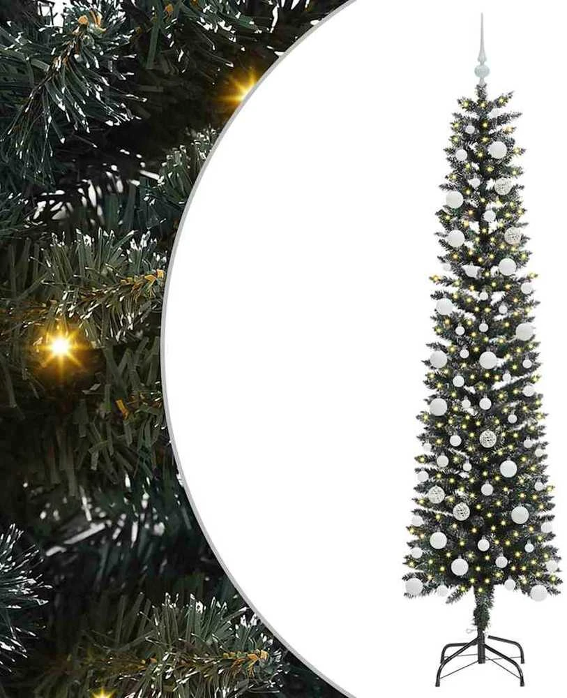Dirbtinė Kalėdų eglutė Žalia 210 cm PVC, plastikas ir plienas