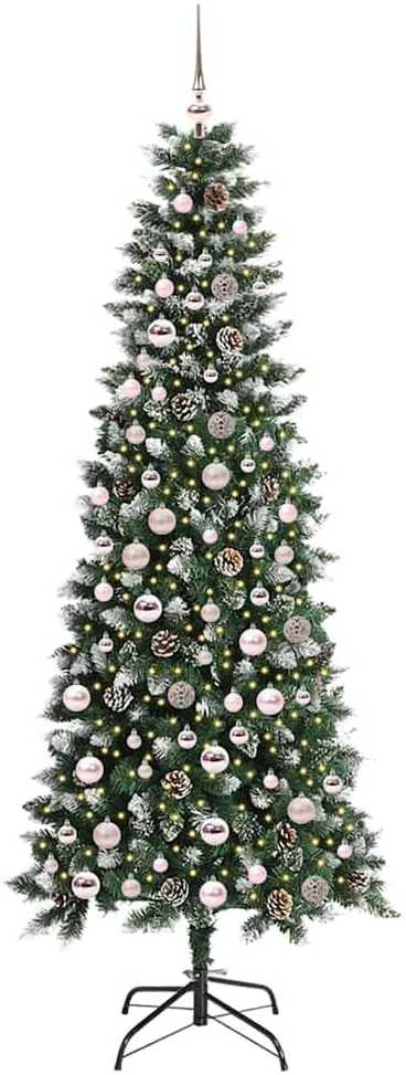 Dirbtinė Kalėdų eglutė Žalia 210 cm PVC, plastikas ir plienas