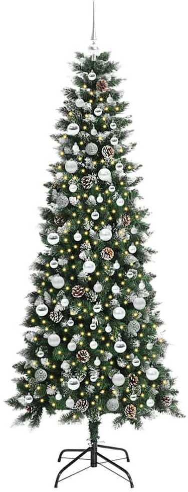 Dirbtinė Kalėdų eglutė Žalia 210 cm PVC, plastikas ir plienas