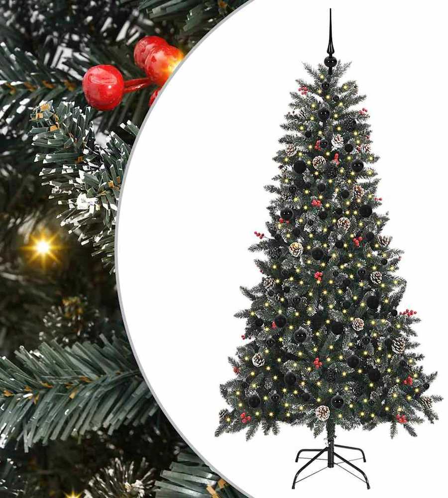 Dirbtinė Kalėdų eglutė Žalia 210 cm PVC, plastikas ir plienas