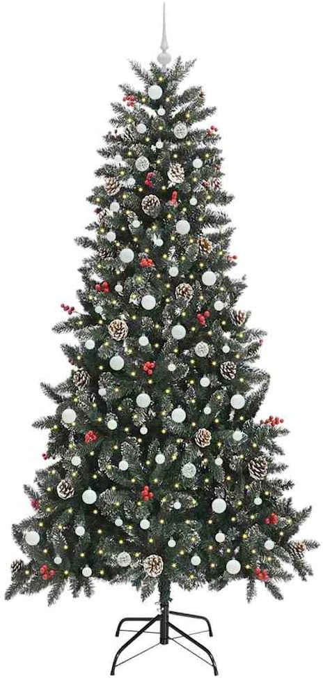Dirbtinė Kalėdų eglutė Žalia 240 cm PVC, plastikas ir plienas