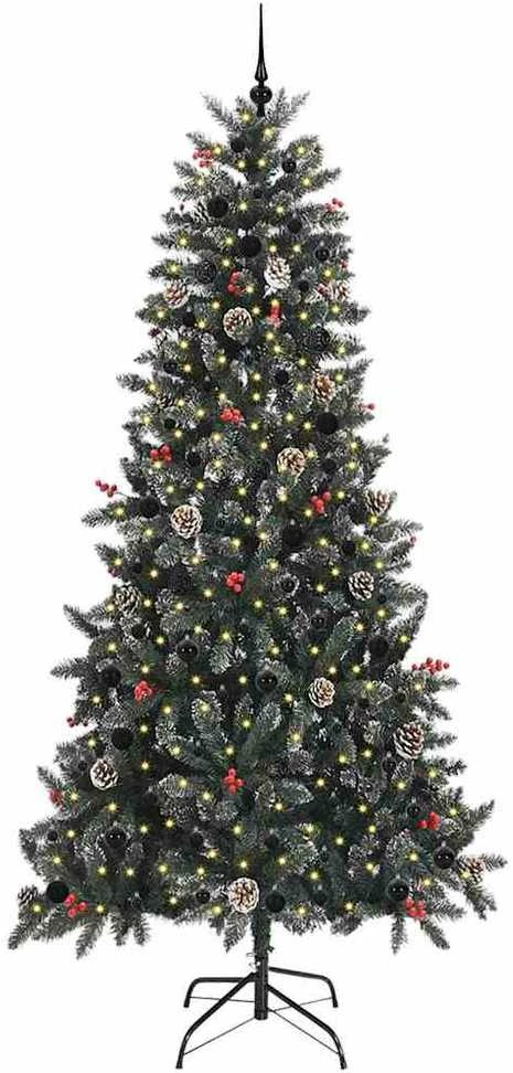 Dirbtinė Kalėdų eglutė Žalia 240 cm PVC, plastikas ir plienas