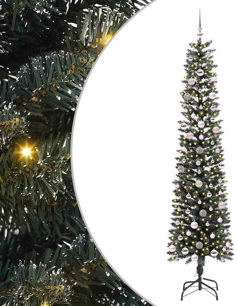 Dirbtinė Kalėdų eglutė Žalia 240 cm PVC, plastikas ir plienas