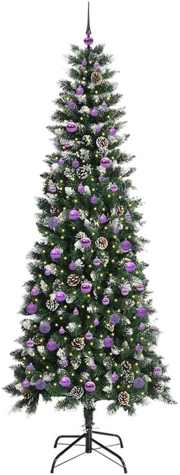 Dirbtinė Kalėdų eglutė Žalia 240 cm PVC, plastikas ir plienas