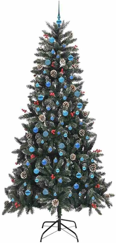 Dirbtinė Kalėdų eglutė Žalia 240 cm PVC, plastikas ir plienas