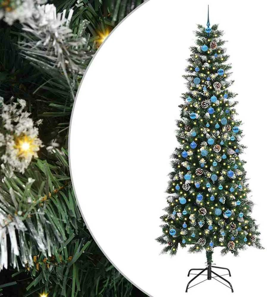 Dirbtinė Kalėdų eglutė Žalia 240 cm PVC, plastikas ir plienas