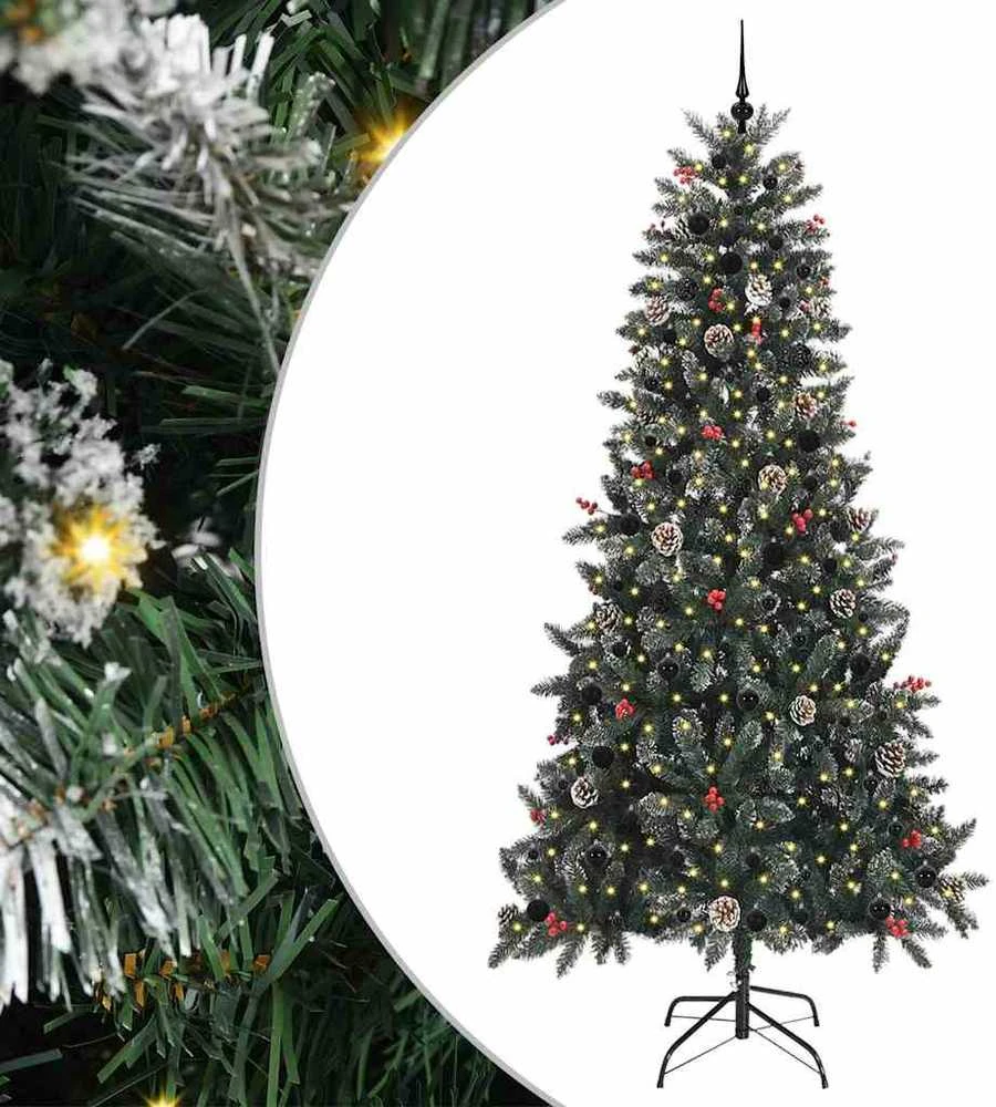 Dirbtinė Kalėdų eglutė Žalia 240 cm PVC, plastikas ir plienas