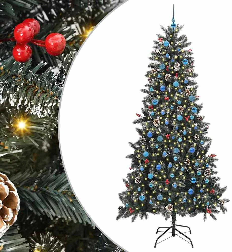 Dirbtinė Kalėdų eglutė Žalia 240 cm PVC, plastikas ir plienas