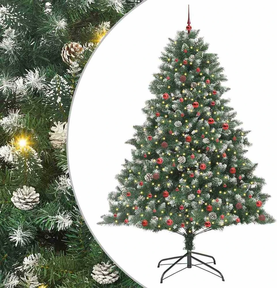Dirbtinė Kalėdų eglutė Žalia 240 cm PVC, plastikas ir plienas