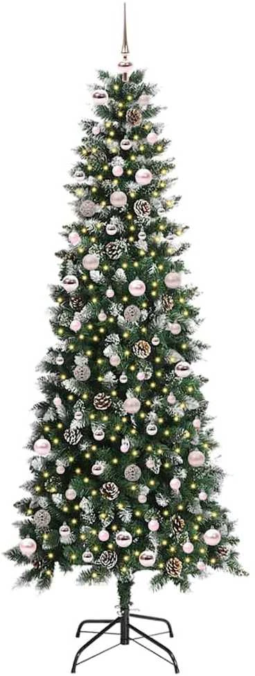 Dirbtinė Kalėdų eglutė Žalia 240 cm PVC, plastikas ir plienas