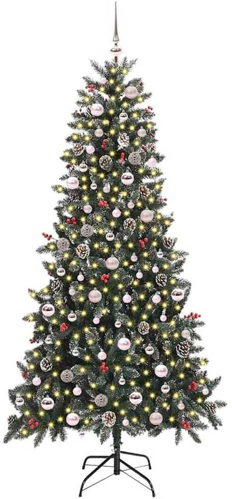 Dirbtinė Kalėdų eglutė Žalia 240 cm PVC, plastikas ir plienas