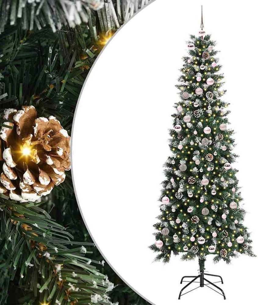 Dirbtinė Kalėdų eglutė Žalia 240 cm PVC, plastikas ir plienas
