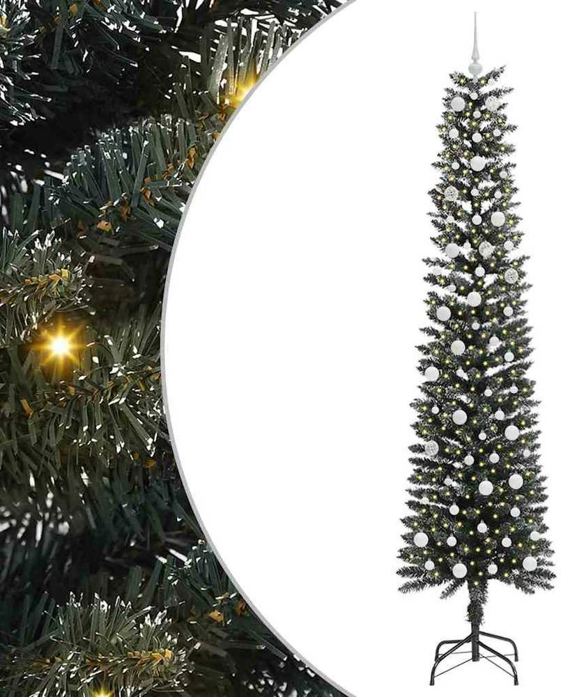 Dirbtinė Kalėdų eglutė Žalia 240 cm PVC, plastikas ir plienas