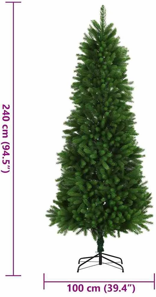 Dirbtinė Kalėdų eglutė, žalia, 240cm, tikroviški spygliai