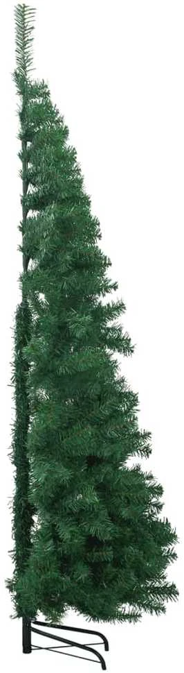 Dirbtinė kampinė Kalėdų eglutė, žalia, 240cm, PVC