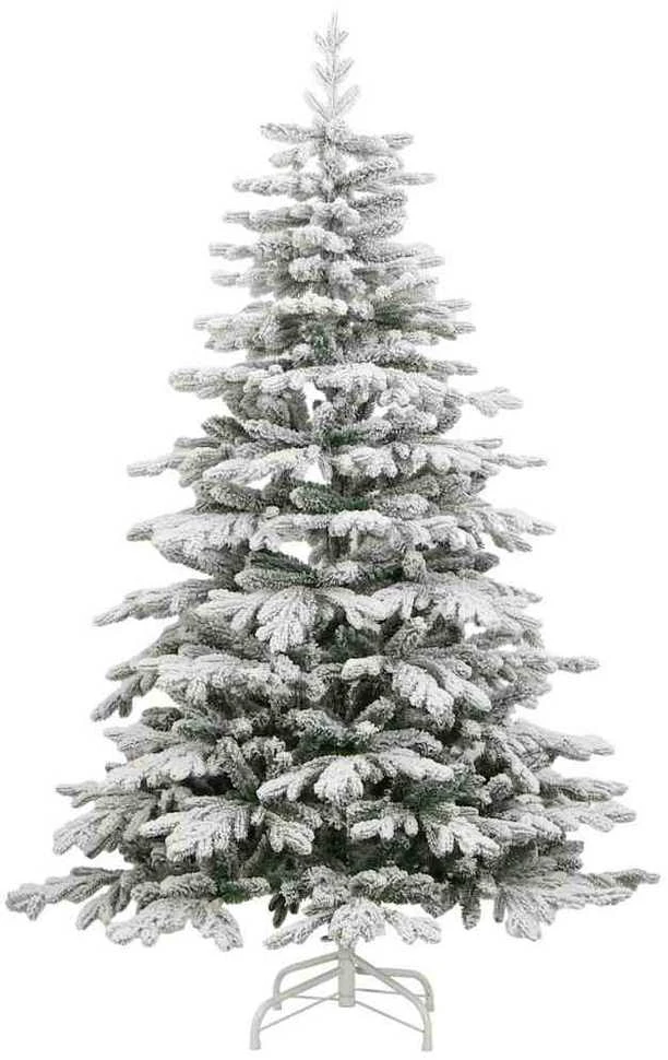 Dirbtinė Sulankstoma Kalėdų Eglutė Balta 210 cm PE ir PVC