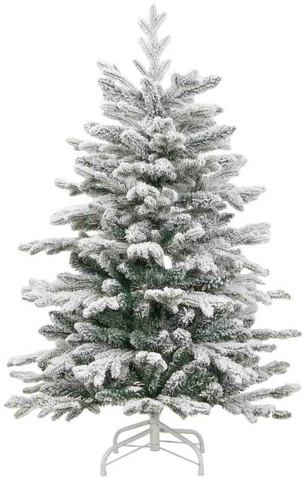 Dirbtinė Sulankstoma Kalėdų Eglutė Balta 120 cm PE ir PVC