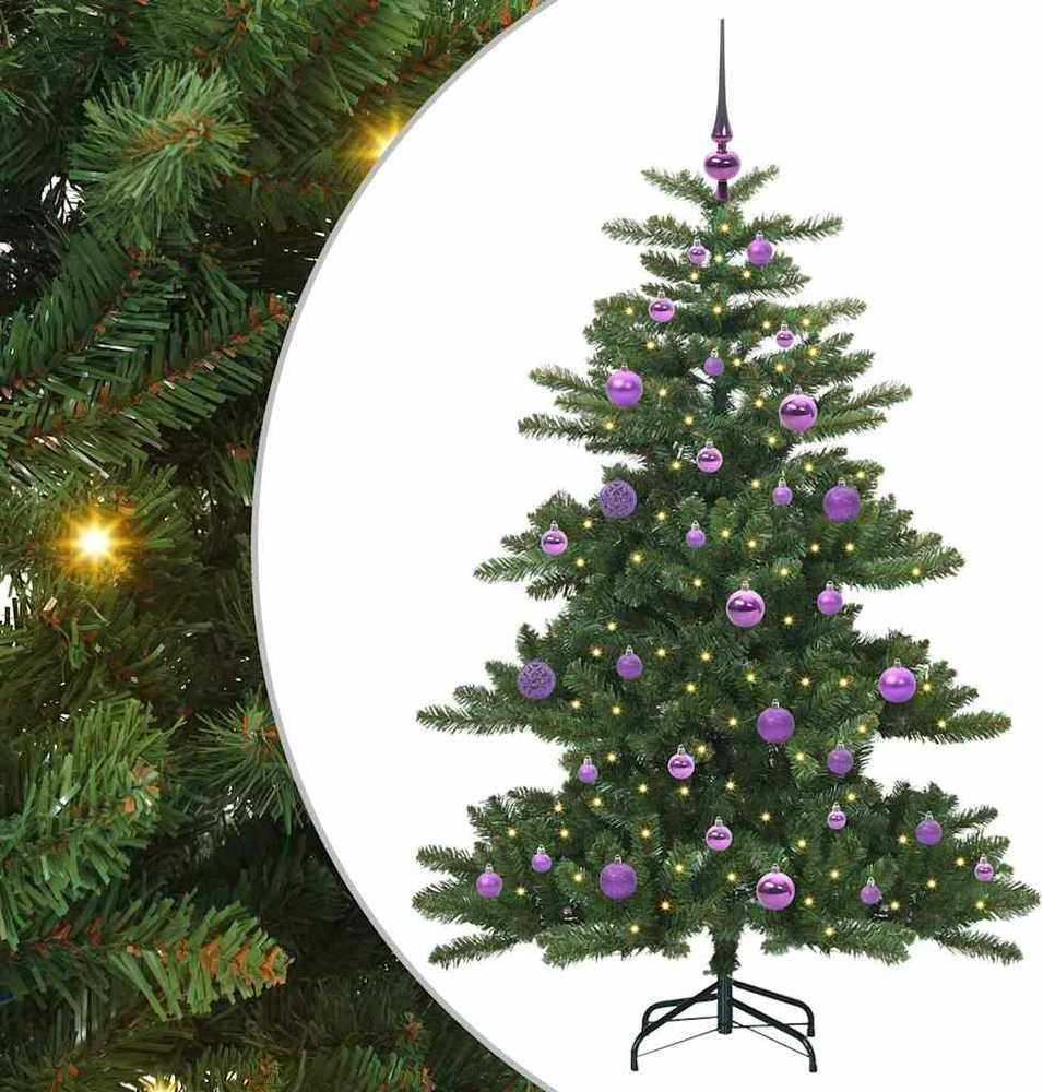 Dirbtinė Sulankstoma Kalėdų Eglutė Žalia 150 cm PVC ir Plienas