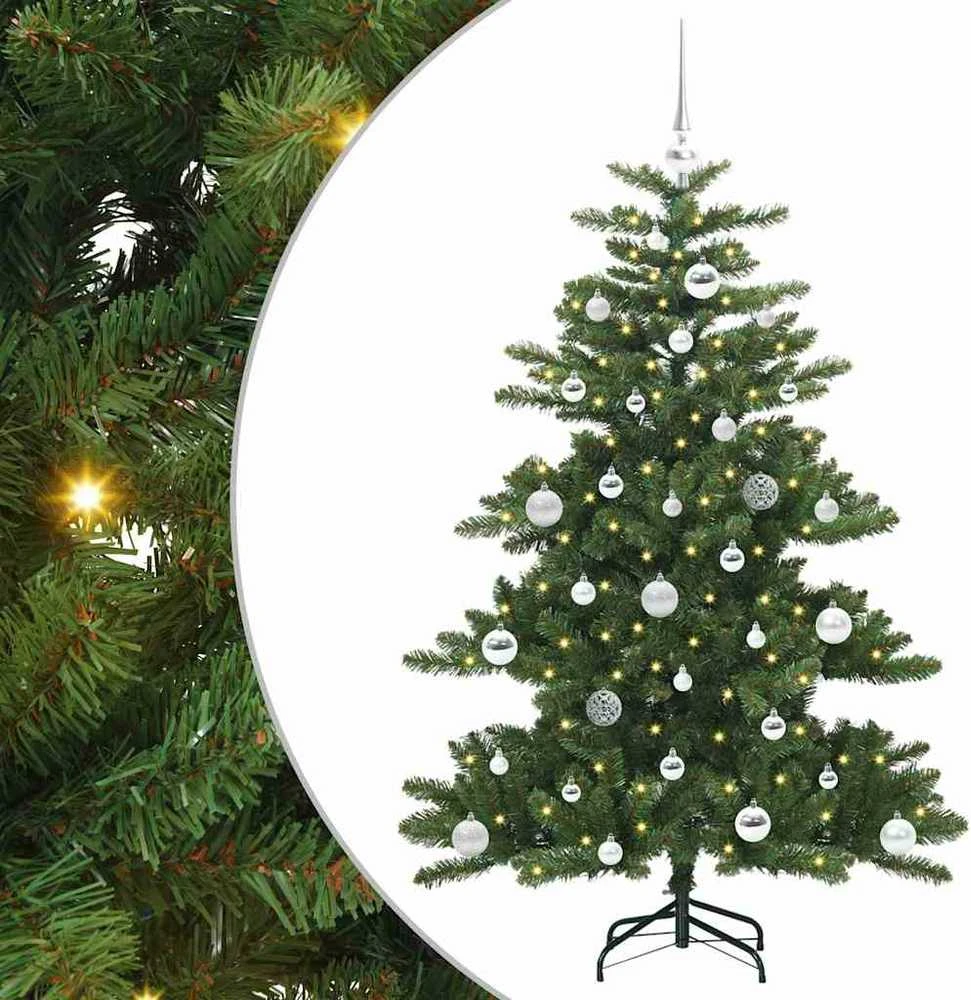 Dirbtinė Sulankstoma Kalėdų Eglutė Žalia 150 cm PVC ir Plienas