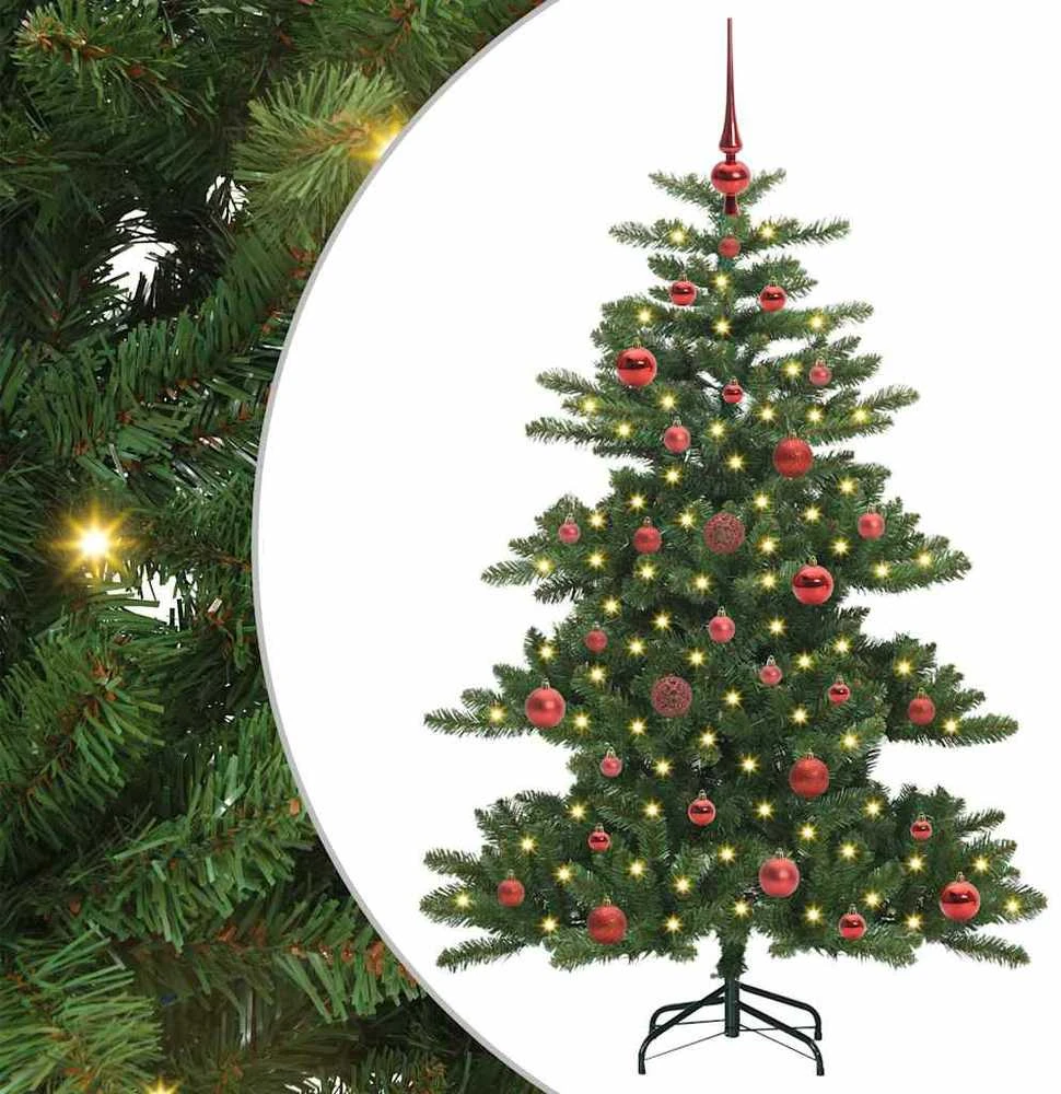 Dirbtinė Sulankstoma Kalėdų Eglutė Žalia 150 cm PVC ir Plienas